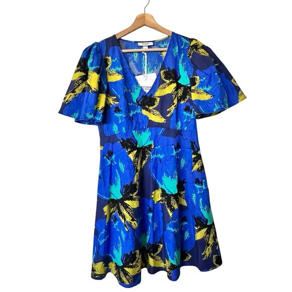 NWT Christopher John Rogers for Target 8  Floral Puff Sleeve babydoll Dress - Picture 1 of 12